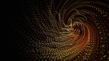 Wall Mural - abstract light whirling storm