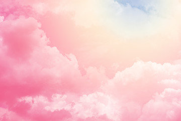 Wall Mural - cloud background with a pastel colour