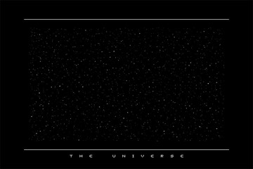 Poster - Design of universe bakcground