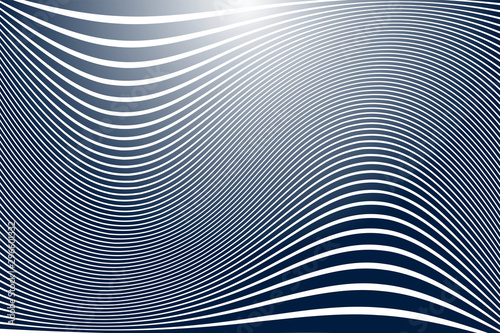 Wavy lines pattern and texture. Abstract design.