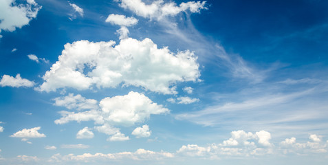 Wall Mural - blue sky clouds
