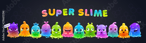 Fotografía Super slime horizontal banner