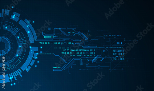Fotomural Abstract technology concept