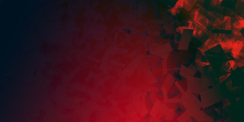 Poster - Abstract geometric background from many shapes. Layering and intersection of forms.