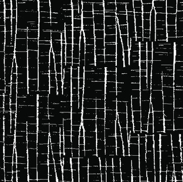 Slim lines texture. Parallel and intersecting lines abstract pattern. Abstract textured effect. Black isolated on white background. Vector illustration. EPS10.