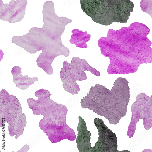 Seamless pattern with cow spots. Abstract fashion texture