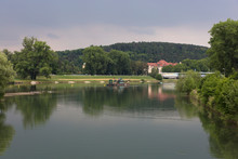Slovakia. Bathing Island In Piestany
