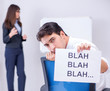 © Elnur - Employee bored at the business presentation