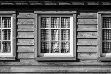 Old Weathered Wood Barn Farm Window 