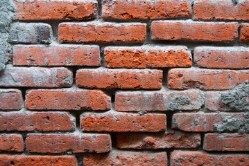 old red brick wall background