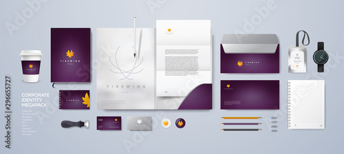 Fotografía Orange shape spherical logo design like fire bird or phoenix