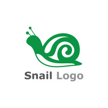 Snail Logo Template Vector Icon Illustration