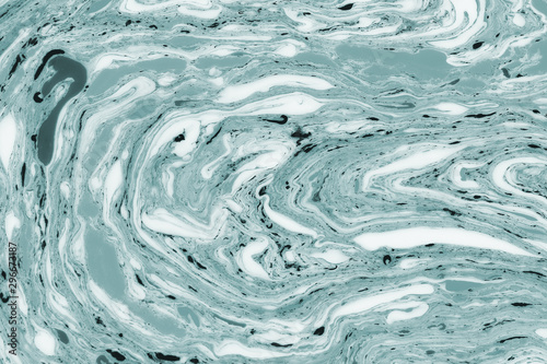 Abstract painting technique Ebru .Turkish style Ebru on the water with acryli...