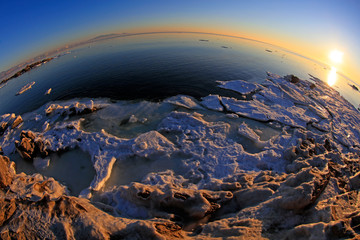 Canvas Print - sea ice natural scenery