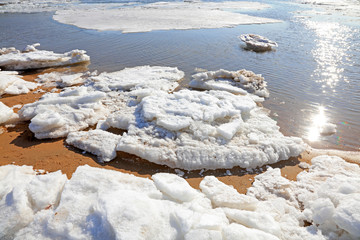 Canvas Print - sea ice natural scenery