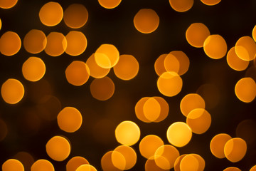 Wall Mural - abstract bokeh background, christmas festive lights