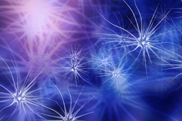 Poster - 3d illustration neuron