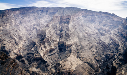 Sticker - View from Jebel Shams Mountain in Oman