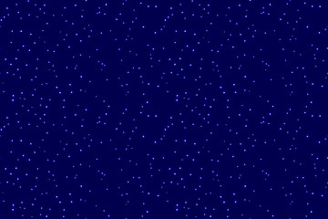 Wall Mural - star seamless pattern on night sky.