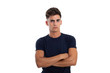 © Carlos - Handsome angry and serious young man in a photo studio