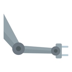 Poster - arm robot icon. flat illustration of arm robot vector icon for web design