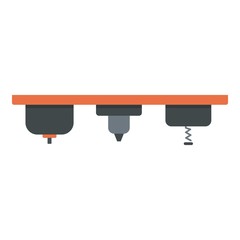 Poster - assembly line tool icon. flat illustration of assembly line tool vector icon for web design