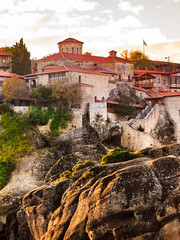 Wall Mural - Great Meteoron monastery in Meteora, Greece