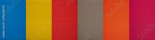 Fotografía Colorful corrugated paperboard texture and background