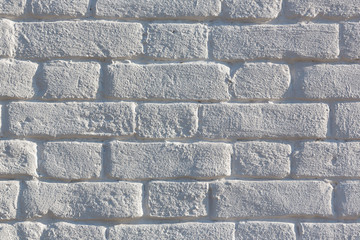 Wall Mural - white painted brick wall texture