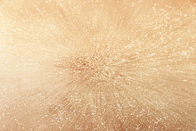 Classic Soft Gold Glitter Background With Selective Focus - Abstract Texture