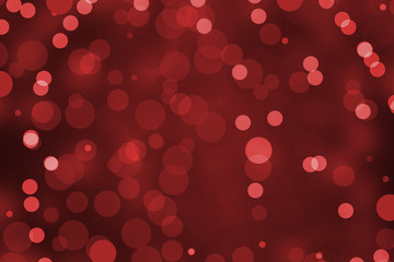 Wall Mural - illustration of red shiny and bokeh abstract background