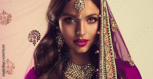 Portrait of beautiful india...