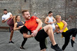 Body training concept based on combining fitness and martial arts, street combat