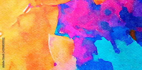 Trendy texture background with colorful paper stripes can use like modern des...