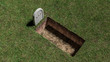 RIP Stone Grave Tomb