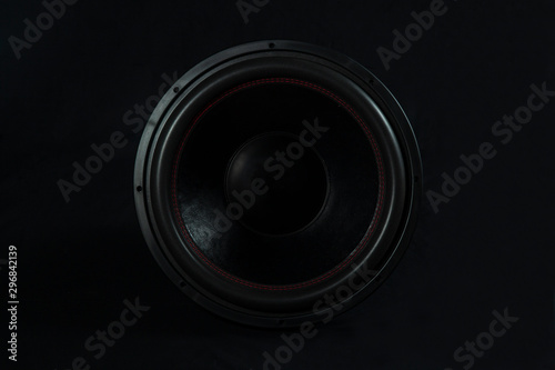 Fotografía Car audio system.Car music.Subwoofer. Car stereo.