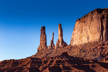 Monument Valley on a sunny day