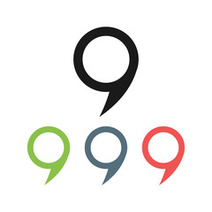 Leinwandbilder - Location pin icon