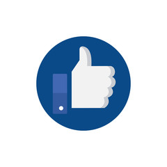 Sticker - Thumbs up icon logo