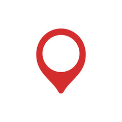 Leinwandbilder - Map pin symbol for your website design EPS 10