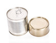 © pisut - empty tin cans on white background