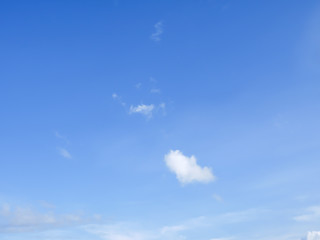 sky and white clouds