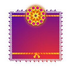 Poster - Greeting Card design for Happy Raksha Bandhan.