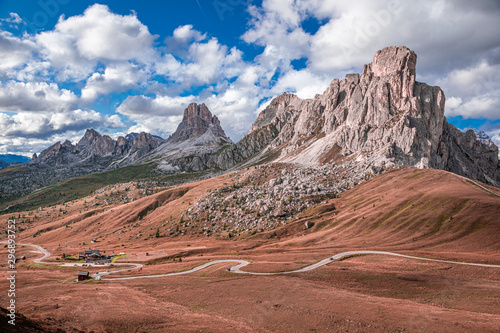 Passo Giau, Averau peak in ...