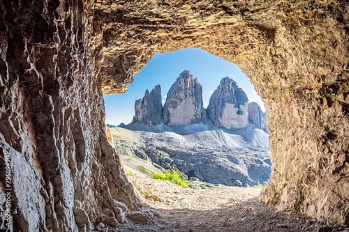 Beautiful view to Tre Cime ...