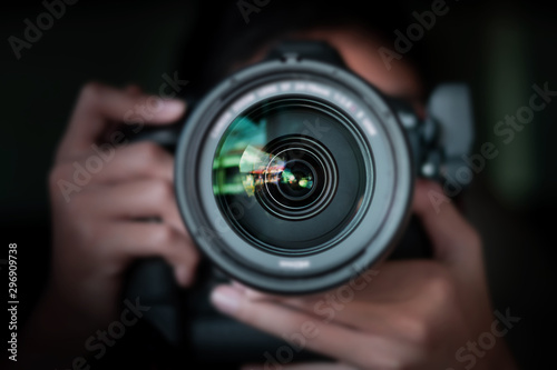 Cuadros en Lienzo photographer take pictures Snapshot with camera