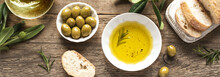 Olive Oil And Bread
