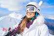 © ZoomTeam - Skier, skiing, winter sport - portrait of  female skier