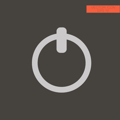Poster - power on off logo icon template,power on off vector element