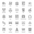 © Vectors Point - Home Furniture Line Icons Pack
